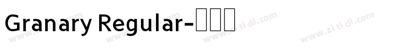 Granary Regular字体转换